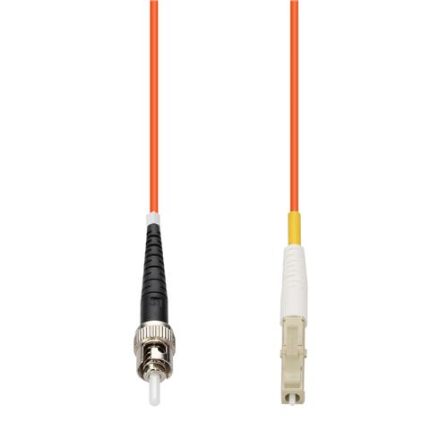 Picture of 0.5m ST to LC Orange OM2 Simplex LSZH Fiber Patch Cable