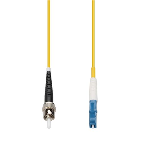 Picture of 100m ST to LC Yellow OS2 Simplex OFNP (Plenum-Rated) SMF Fiber Patch Cable