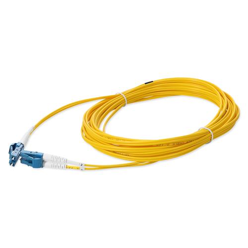 Picture of 2m LC to LC Yellow OS2 Duplex OFNR (Riser-Rated) SMF Fiber Patch Cable
