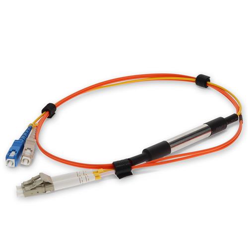 Picture of 3m LC to SC OM1 & OS1 Duplex OFNR (Riser-Rated) Fiber Mode Conditioning Cable