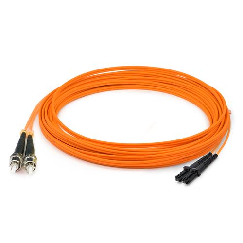 Picture for category 1m ST to MT-RJ Orange OM1 Duplex OFNR (Riser-Rated) MMF Fiber Patch Cable