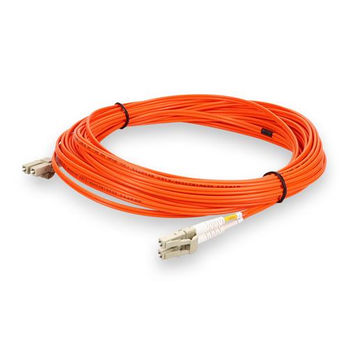 Picture of 2m LC to LC Orange OM2 Duplex OFNR (Riser-Rated) Fiber Patch Cable