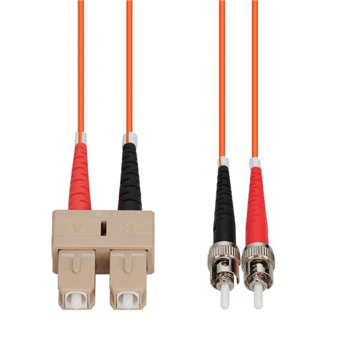 Picture of 3m ST to SC Orange OM2 Duplex OFNR (Riser-Rated) Fiber Patch Cable