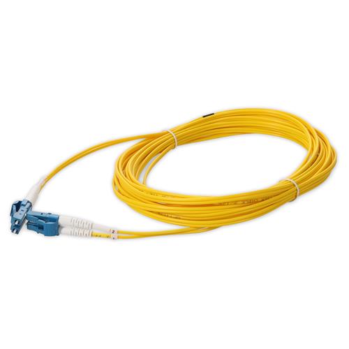 Picture of 9m LC to LC Yellow OS2 Duplex OFNR (Riser-Rated) SMF Fiber Patch Cable