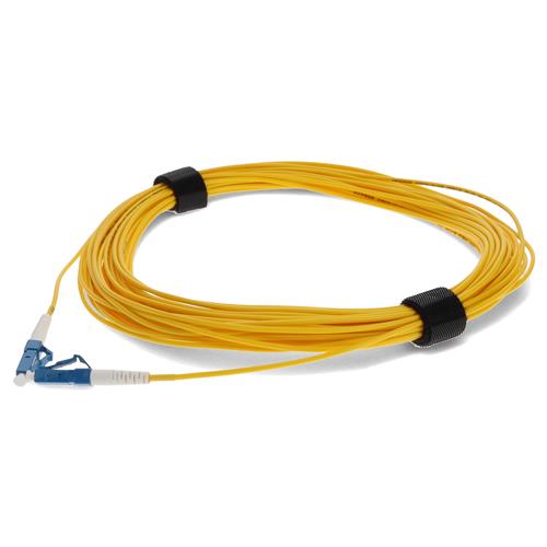 Picture of 15m LC to LC Yellow OS2 Simplex OFNR (Riser-Rated) SMF Fiber Patch Cable