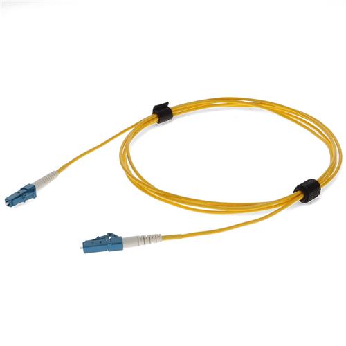 Picture of 3m LC to LC Yellow OS2 Simplex OFNR (Riser-Rated) SMF Fiber Patch Cable