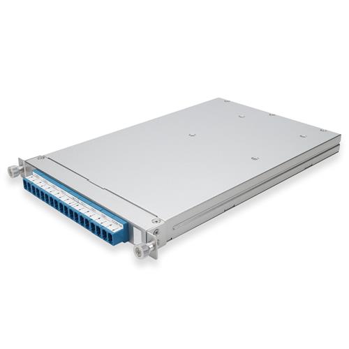 Picture of 8 Channel CWDM MUX CARTRIDGE, 1291nm, 1331nm, 1371nm, 1411nm, 1471nm, 1511nm, 1551nm, 1591nm with Pass Ports (Bidirectional Transmission using Single Fiber)