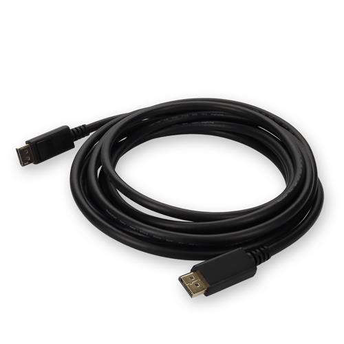Picture of 2m DisplayPort 1.4 Male to DisplayPort 1.4 Male Black Cable For Resolution Up to 7680x4320 (8K UHD)