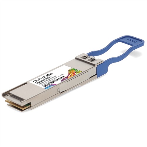 Picture of Intel® E100GQSFP28LRX Compatible TAA 100GBase-LR4 QSFP28 Transceiver (SMF, 1295nm to 1309nm, 10km, LC, DOM)