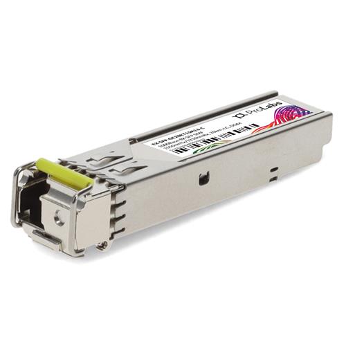 Picture of Juniper Networks® EX-SFP-GE20KT15R13 Compatible TAA 1000Base-BX SFP Transceiver (SMF, 1550nmTx/1310nmRx, 20km, LC, DOM)