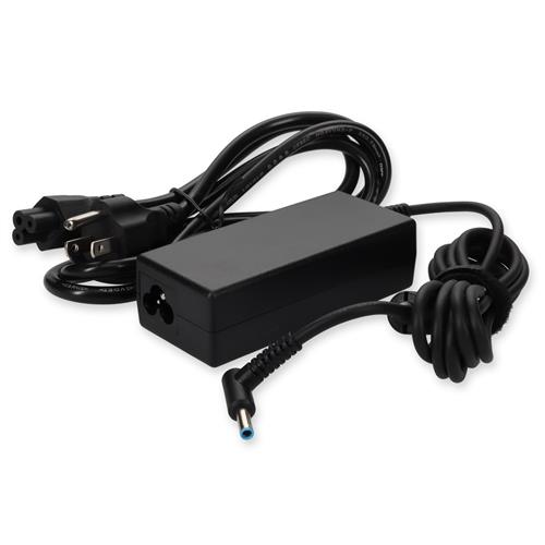 Picture of HP® H6Y88AA Compatible 45W 19.5V at 2.31A Black 4.5 mm x 3.0 mm Laptop Power Adapter and Cable