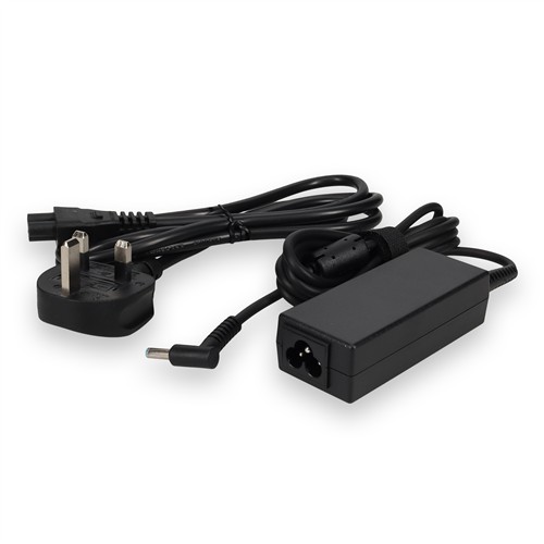 Picture of HP® H6Y88AA Compatible 45W 19.5V at 2.31A Laptop Power Adapter and UK Power Cable