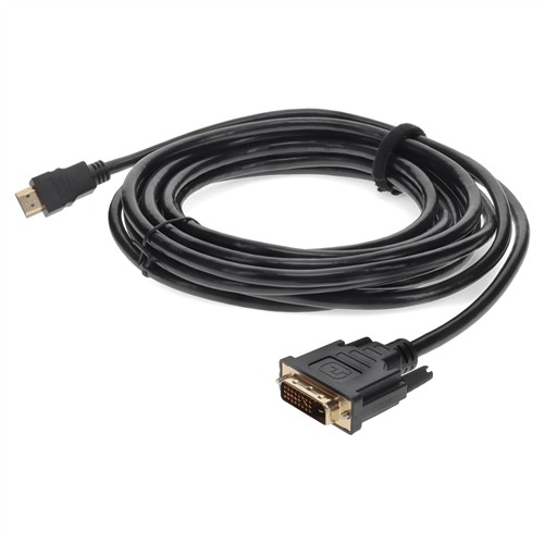 Picture of 3ft HDMI 1.3 Male to DVI-D Dual Link (24+1 pin) Male Black Cable For Resolution Up to 2560x1600 (WQXGA)