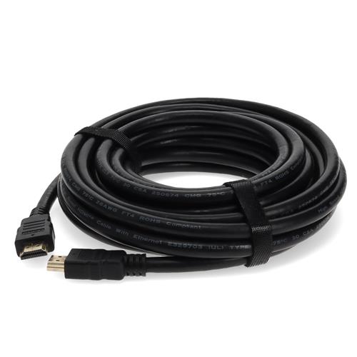 Picture of 25ft HDMI 1.3 Male to HDMI 1.3 Male Black Cable For Resolution Up to 2560x1600 (WQXGA)