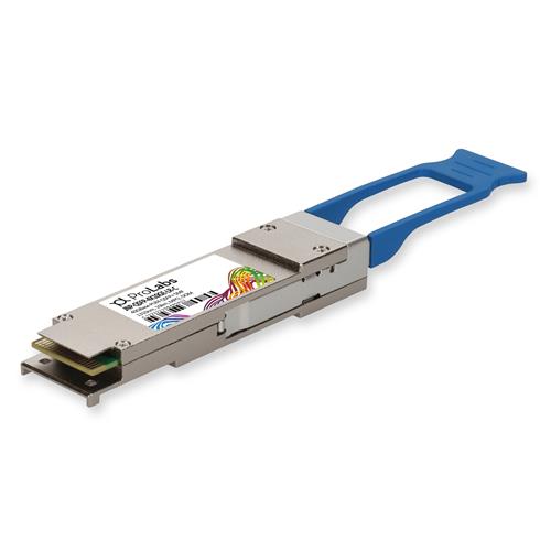 Picture of Juniper Networks® JNP-QSFP-4X10GE-LR Compatible TAA 40GBase-PLR4 QSFP+ Transceiver (SMF, 1310nm, 10km, MPO, DOM)