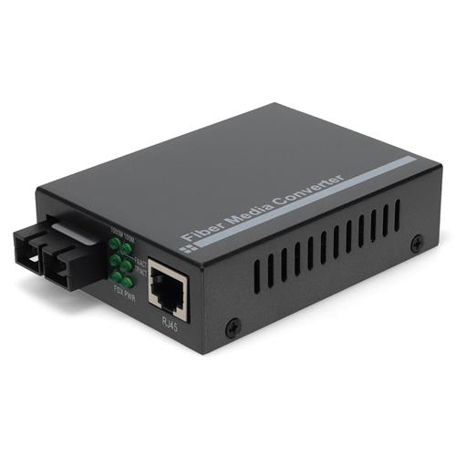Picture of 10/100/1000Base-TX(RJ-45) to 1000Base-LX(SC) SMF 1310nm 20km Media Converter