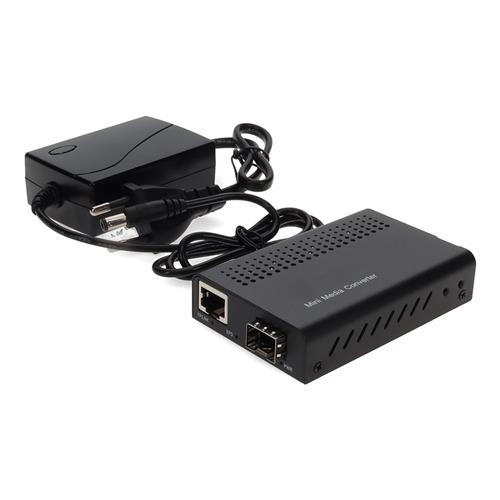 Picture of 10/100/1000Base-TX(RJ-45) to Open SFP Port Mini Media Converter