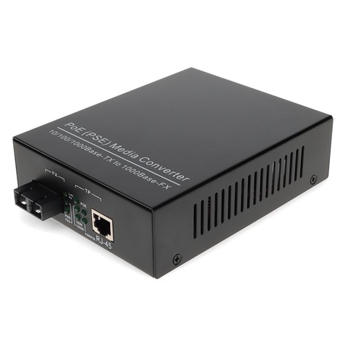 Picture of 10/100/1000Base-TX(RJ-45) to 1000Base-LX(SC) SMF 1310nm 20km Media Converter