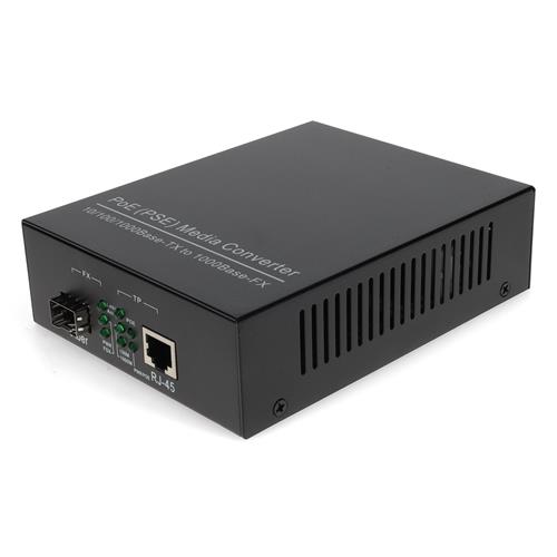 Picture of 10/100/1000Base-TX(RJ-45) to Open SFP Port POE+ Media Converter
