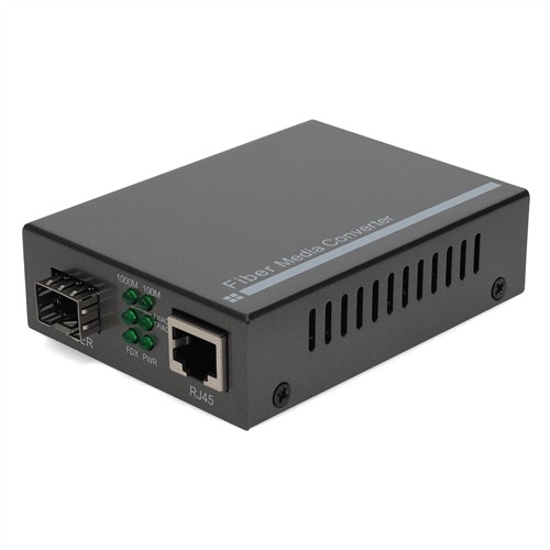 Picture of 10/100/1000Base-TX(RJ-45) to Open SFP Port Media Converter