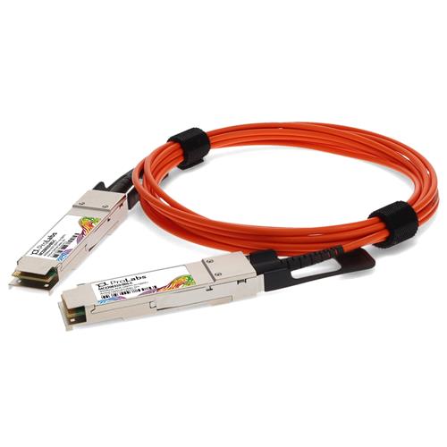 Picture of Mellanox® MC2206310-005 Compatible TAA Compliant 40GBase-AOC QSFP+ Active Optical Cable (850nm, MMF, 5m)