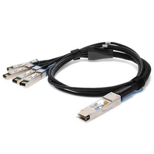 Picture of Mellanox® MCP7F00-A003 Compatible TAA Compliant 100GBase-CU QSFP28 to 4xSFP28 Direct Attach Cable (Passive Twinax, 3m)