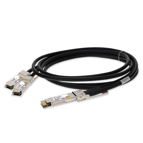 Picture of Mellanox® Compatible TAA 400GBase-CU QSFP-DD to 2xQSFP56 Direct Attach Cable (Passive Twinax, 2.5m)