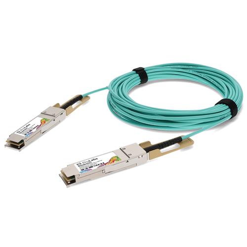 Picture of Mellanox® MFA1A00-E010 Compatible TAA Compliant 100GBase-AOC QSFP28 Active Optical Cable (850nm, MMF, 10m)