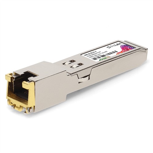Picture of Cisco® ONS-SE-ZE-EL Compatible TAA 10/100/1000Base-TX SFP Transceiver (Copper, 100m, RJ-45, -10 to 85C)