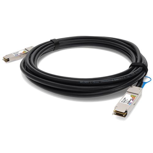 Picture of Alcatel-Lucent® OS6860-CBL-300 Compatible TAA Compliant 40GBase-CU QSFP+ Direct Attach Cable (Passive Twinax, 3m)
