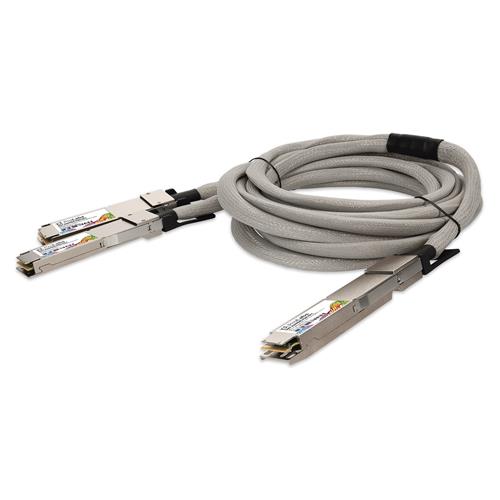 Picture of MSA and TAA 800GBase-CU OSFP112 to 2xOSFP112-RHS Direct Attach Cable (Passive Twinax, 1m, Infiniband)
