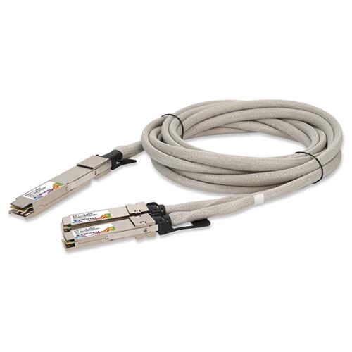 Picture of MSA and TAA 800GBase-CU OSFP to 2xQSFP112 Direct Attach Cable (Passive Twinax, 1m)