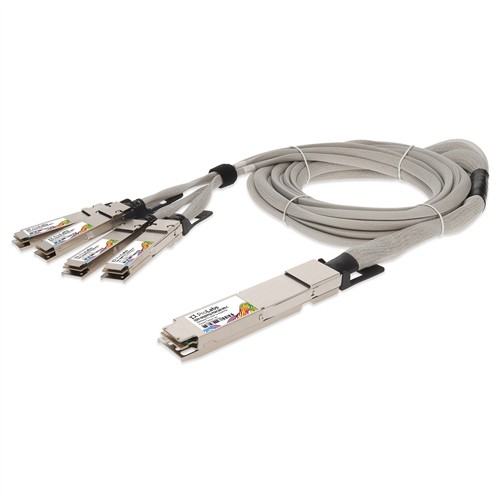 Picture of Mellanox® Compatible TAA 400GBase-CU OSFP to 4xQSFP56 Direct Attach Cable (Passive Twinax, 3m)