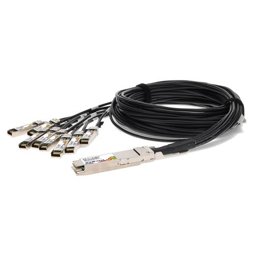 Picture of MSA and TAA Compliant 200GBase-CU OSFP to 8xSFP28 Direct Attach Cable (Passive Twinax, 3m)