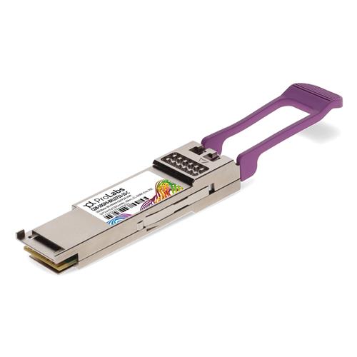 Picture of MSA and TAA 50GBase-BX PAM4 QSFP28 Transceiver (SMF, 1271nmTx/1331nmRx, 10km, LC, DOM)