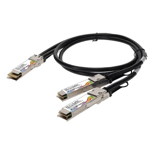 Picture of Cisco® Compatible TAA Compliant 200GBase-CU QSFPDDto2x 100GbQSFP28 Direct Attach Cable (Passive Twinax, 3m)