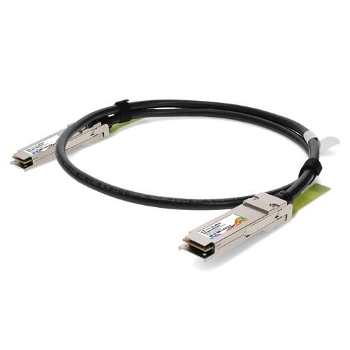 Picture of MSA and TAA Compliant 200GBase-CU QSFP56 to QSFP56 Direct Attach Cable (Passive Twinax, 0.5m)