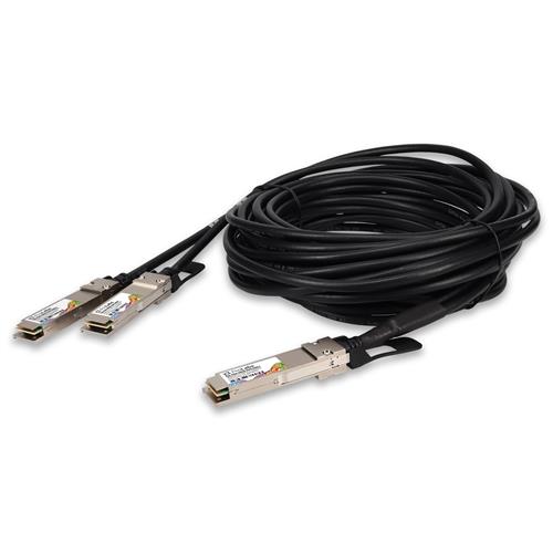 Picture of MSA and TAA 200GBase-CU QSFP56 to 2xQSFP56 Direct Attach Cable (Active Twinax, 1m, Infiniband HDR)
