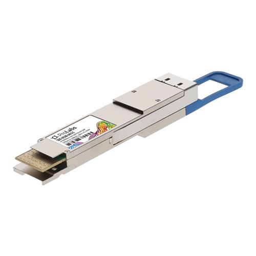 Picture of Cisco® QDD-2X100-LR4-S Compatible TAA 2x100GBase-LR4 QSFP28-DD Transceiver (SMF, 1295nm to 1309nm, 10km, 2xCS, DOM)