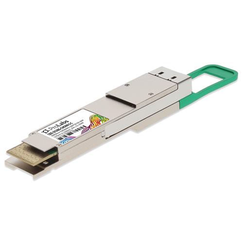 Picture of Cisco® QDD-2X100G-CWDM4-S Compatible TAA 2x100GBase-CWDM4 QSFP28-DD Transceiver (SMF, 1270nm to 1330nm, 2km, CS, DOM)