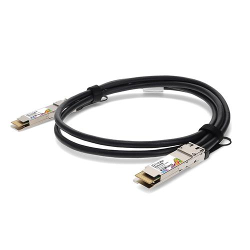 Picture of Cisco® QDD-400-CU0-5M Compatible TAA Compliant 400GBase-CU QSFPDD Direct Attach Cable (Passive Twinax, 0.5m)