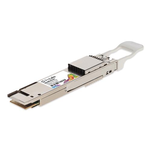 Picture of MSA and TAA 400GBase-ZR QSFP-DD Transceiver (SMF, Coherent, LC, DOM, ZR)