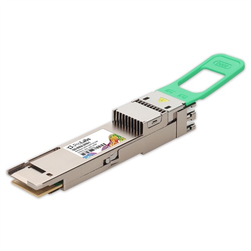 Picture of MSA and TAA 800GBase-2xFR4 QSFP-DD Transceiver (SMF, 1310nm, 2km, 2xLC, DOM, 0 to 70C, CMIS 5.0)