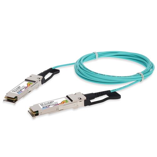 Picture of Cisco® QSFP-100G-AOC3M Compatible TAA Compliant 100GBase-AOC QSFP28 OFNP (Plenum-rated) Active Optical Cable (850nm, MMF, 3m)