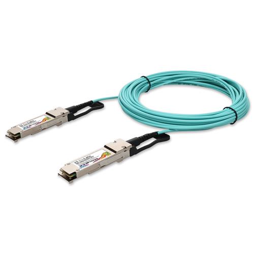 Picture of Mellanox® Compatible TAA 100GBase-AOC QSFP28 to QSFP28 Low Power Active Optical Cable (850nm, MMF, 3m, Infiniband EDR, LSZH)