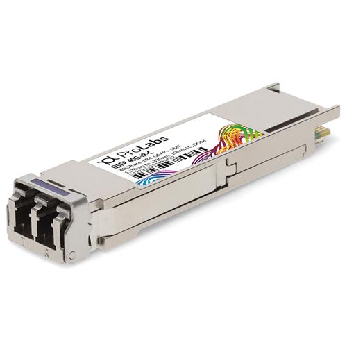 Picture of MSA and TAA 40GBase-LR4 QSFP+ Transceiver (SMF, 1270nm to 1330nm, 10km, LC, DOM)