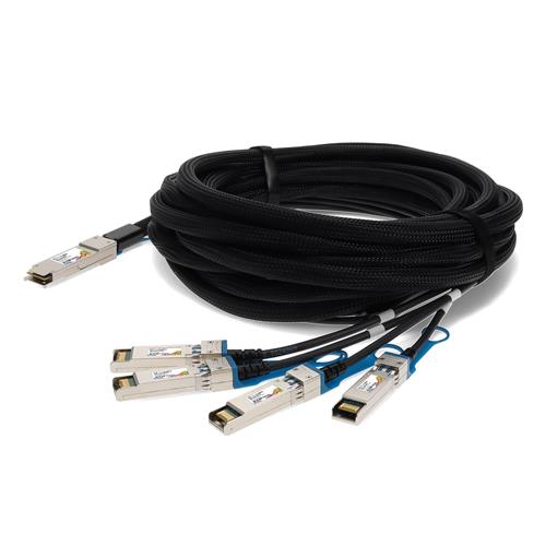 Picture of Cisco® QSFP-4x10G-AC7M Compatible TAA Compliant 40GBase-CU QSFP+ to 4xSFP+ Direct Attach Cable (Active Twinax, 7m)