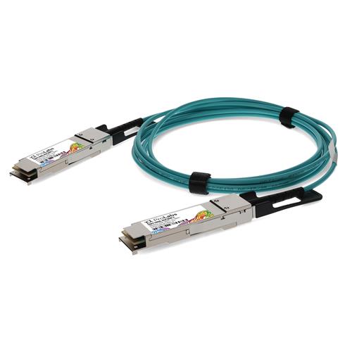Picture of Cisco® QSFP-H40G-AOC3M Compatible TAA Compliant 40GBase-AOC QSFP+ Active Optical Cable (850nm, MMF, 3m, Plenum)