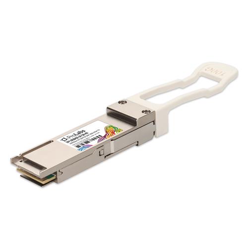 Picture of RAD® Compatible (with select systems) TAA 100GBase-ZR QSFP28 Transceiver (SMF, 1528.77nm to 1567.13nm, 80km, LC, DOM, -40 to 85C) w/o TOF, 0dbm