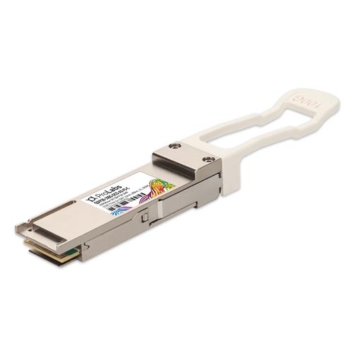 Picture of FS® Compatible (with select systems) TAA 100GBase-ZR QSFP28 Transceiver (SMF, 1528.77nm to 1567.13nm, 80km, LC, DOM) AutoTune